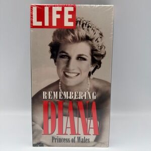 LIFE Remembering Diana Princess of Wales VHS 1997 Documentary New Sealed Tribute